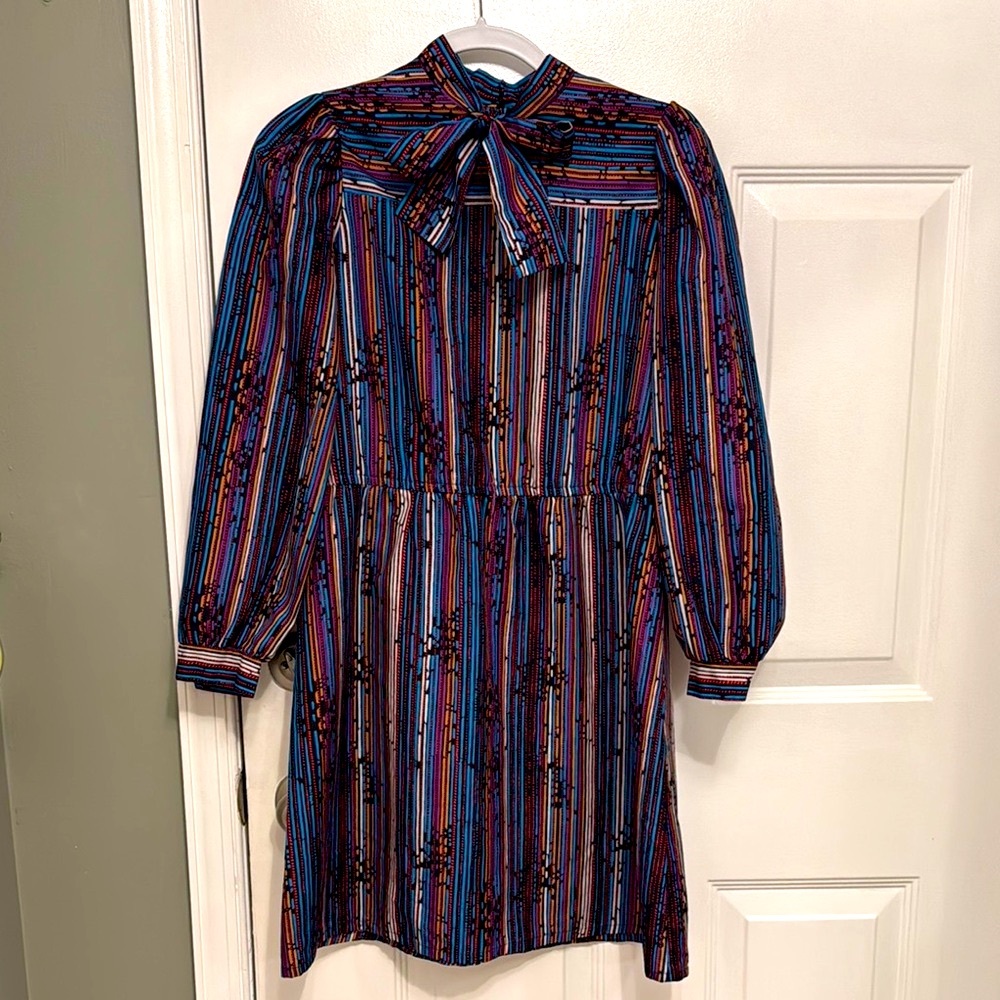 Striped Multicolor Vintage Dress